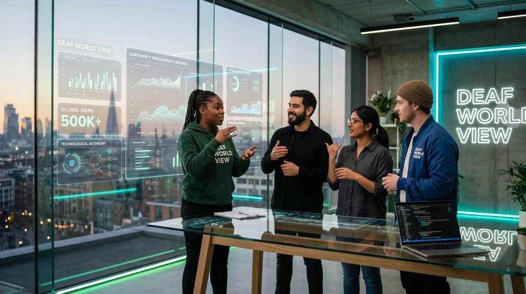 Deaf community technology and visual ecosystem